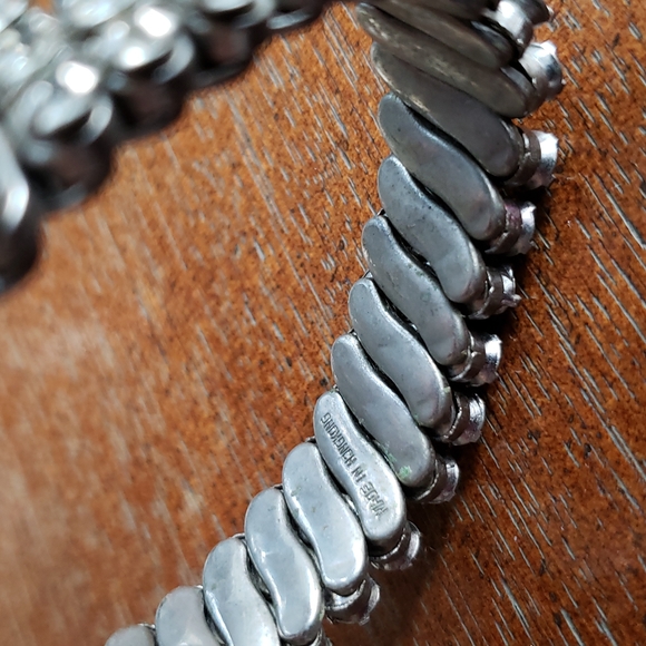 VTG Rhinestone stretch bracelet, 60ies - Picture 10 of 10